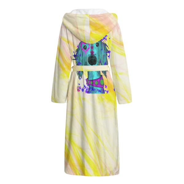 Bunter Bademantel Tootsi aus Flanell – flauschig & farbenfroh, Größen S–2XL - Kopie